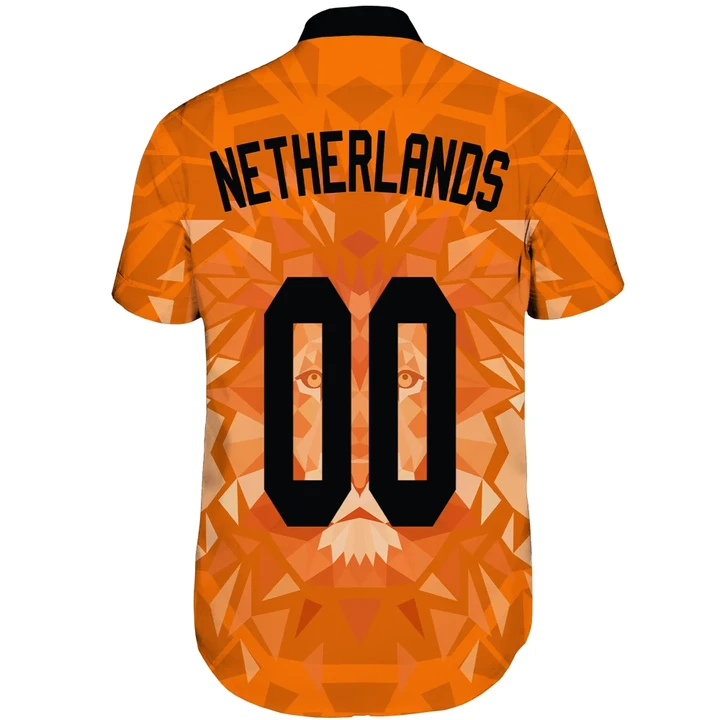 (Custom) Netherlands Lion Short Sleeve Shirt Euro Soccer