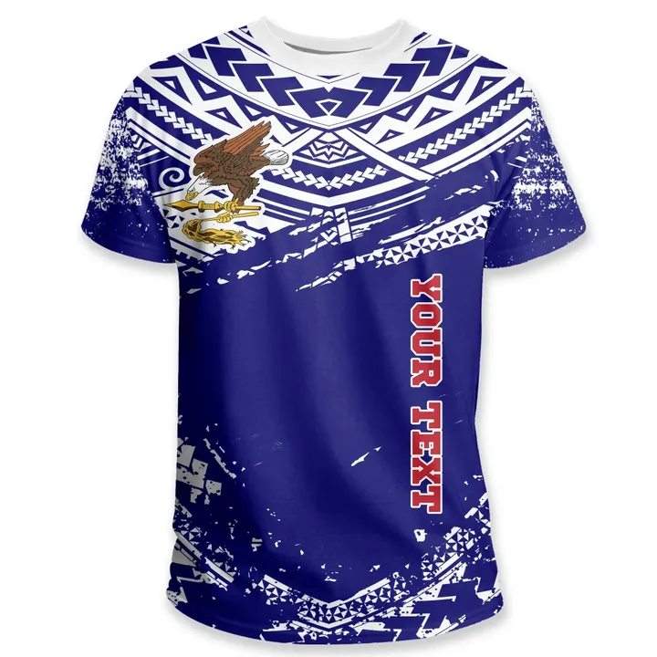 American Samoa T Shirt Customized K5