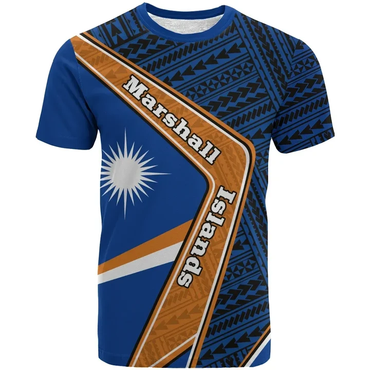 Marshall Islands T-Shirt Polynesian Coat Of Arms A