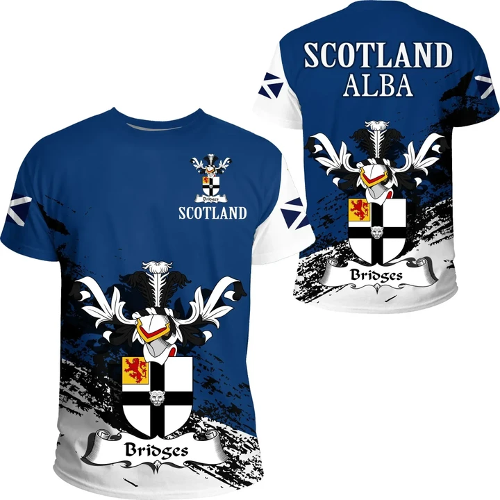 Bridges Scottish Family Crest Scotland Special T-Shirt