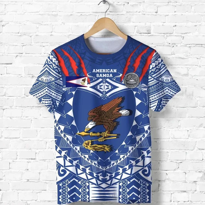 American Samoa Tattoo Rugby T Shirt