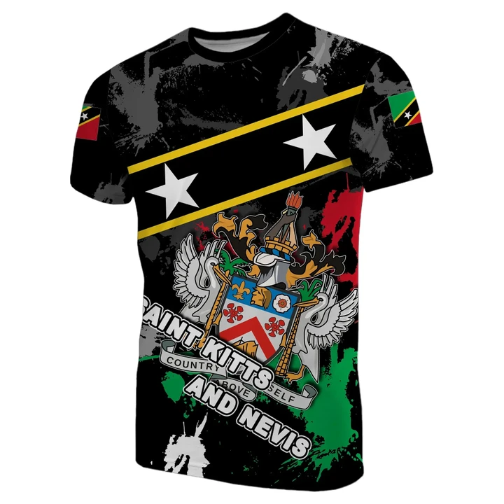 Saint Kitts and Nevis T-Shirt Special Style With Stars