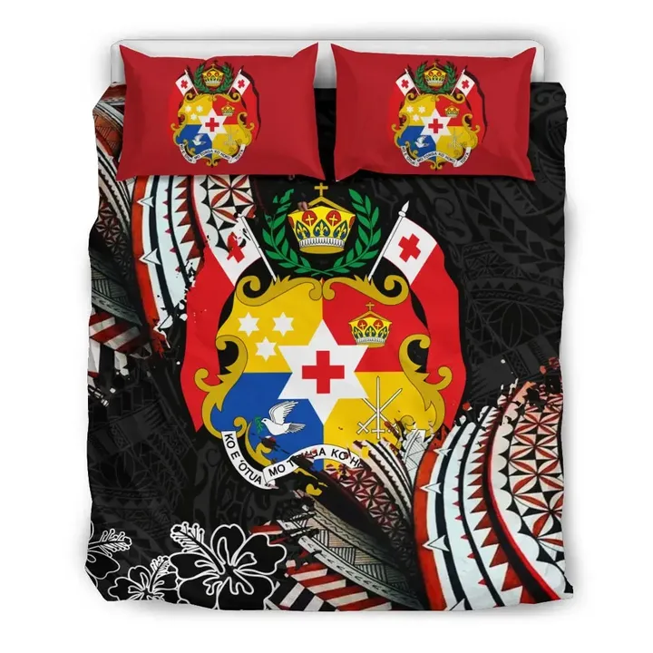 Tonga Coat Of Arms Ngatu Bedding Set