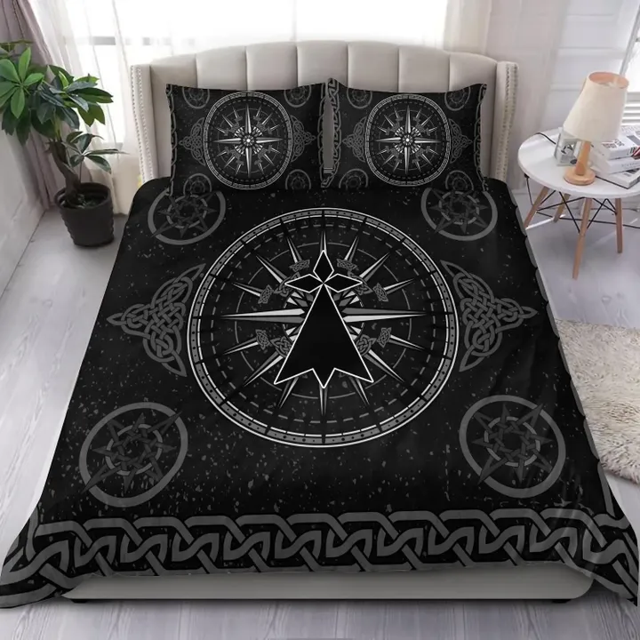 Brittany Celtic Bedding Set Celtic Compass With Brittany Stoat Ermine