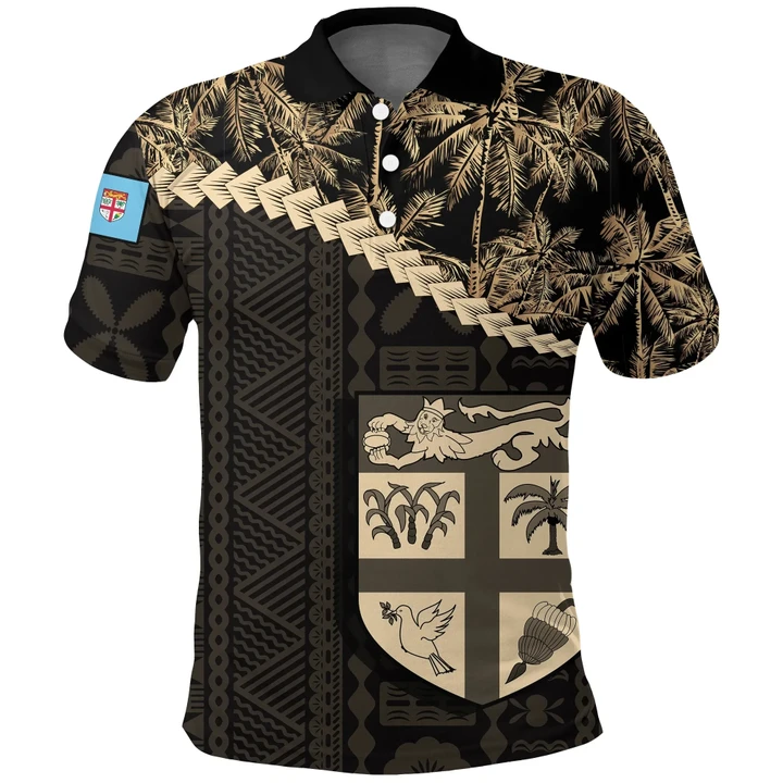 Fiji Polo Shirt Golden Coconut