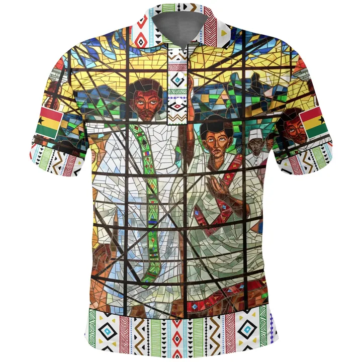 Ghana Polo Shirt Africa Day