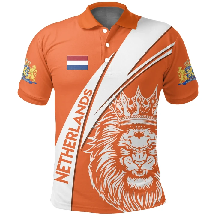 Netherlands Polo Shirt , Netherlands Koningsdag Lion
