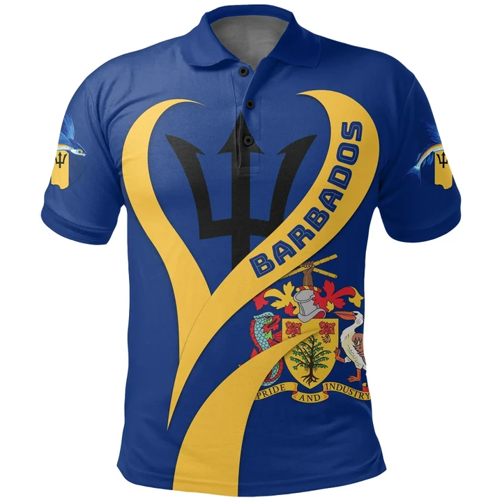Barbados Heart Shape Polo Shirt