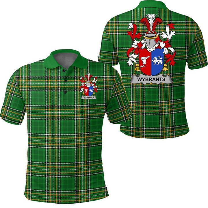 Wybrants Ireland Polo Shirt , Irish National Tartan