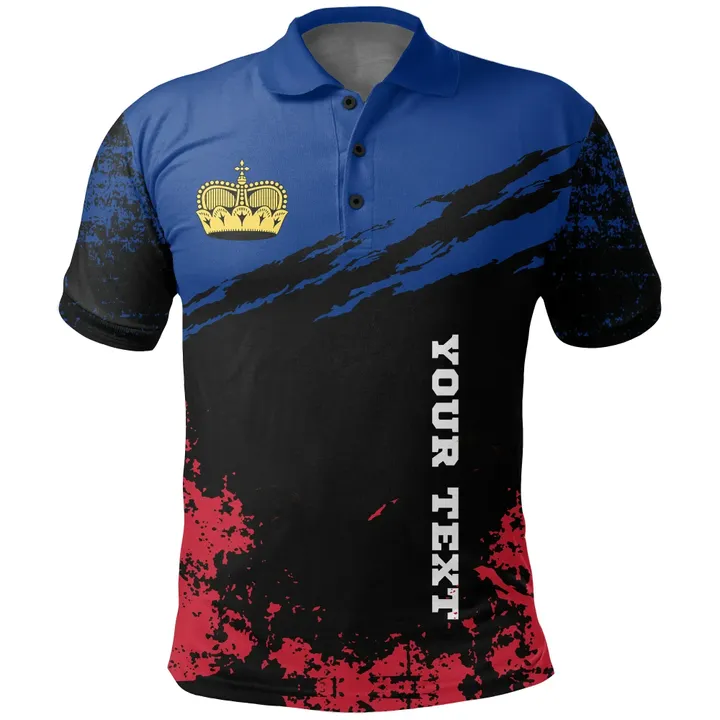 Liechtenstein Polo Shirt Customized
