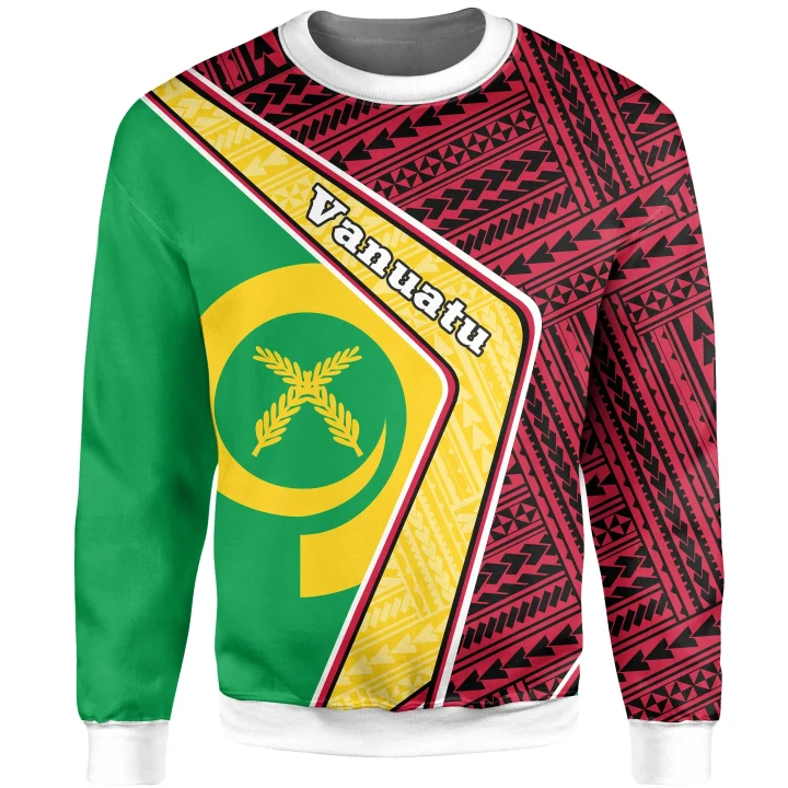 Vanuatu Sweatshirt , Polynesian Coat Of Arms