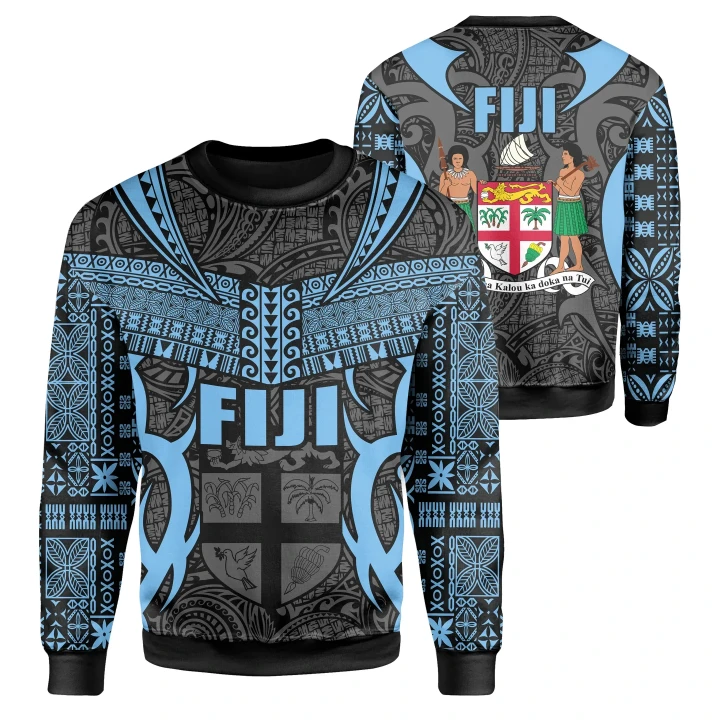 Fiji Sweatshirt , Special Fiji Black Blue