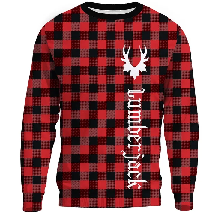 Canada Sweatshirt , Canada Day 2021 Lumberjack Buffalo Plaid