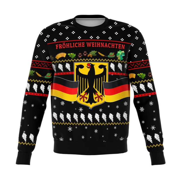 Germany Christmas Sweatshirt Coat Of Arms