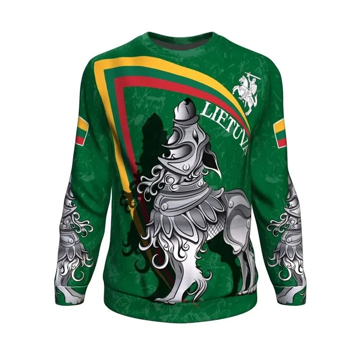 (Lietuva) Lithuania Sweatshirt , Lithuanian Iron Wolf