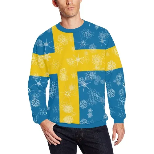 Sweden Flag Christmas Sweatshirt