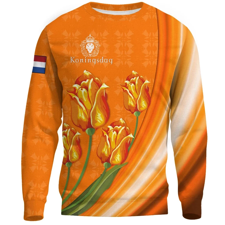 Netherlands Sweatshirt , King's day Tulip