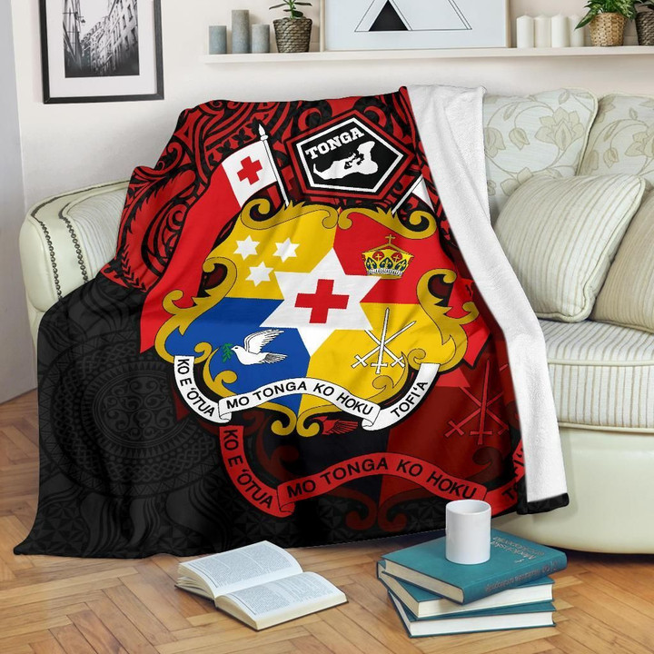 Tonga Polynesian Premium Blanket - Tongan Pride