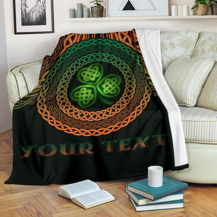 Ireland Celtic Personalised Premium Blanket - Celtic Pride