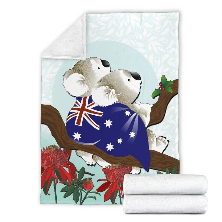 Australia Premium Blanket - Koala and Waratah