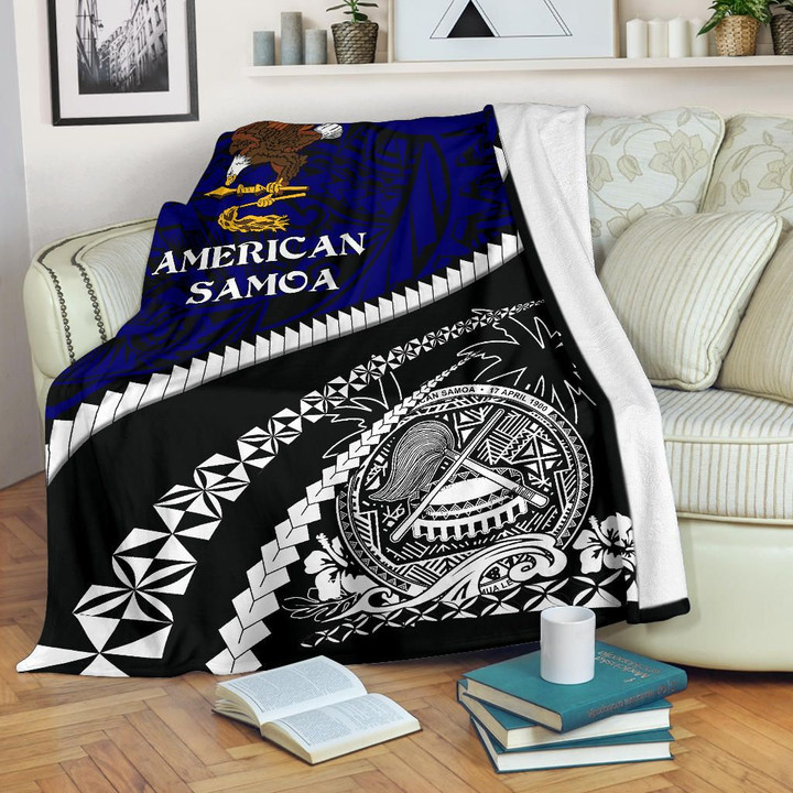 American Samoa Premium Blanket - Road to Hometown