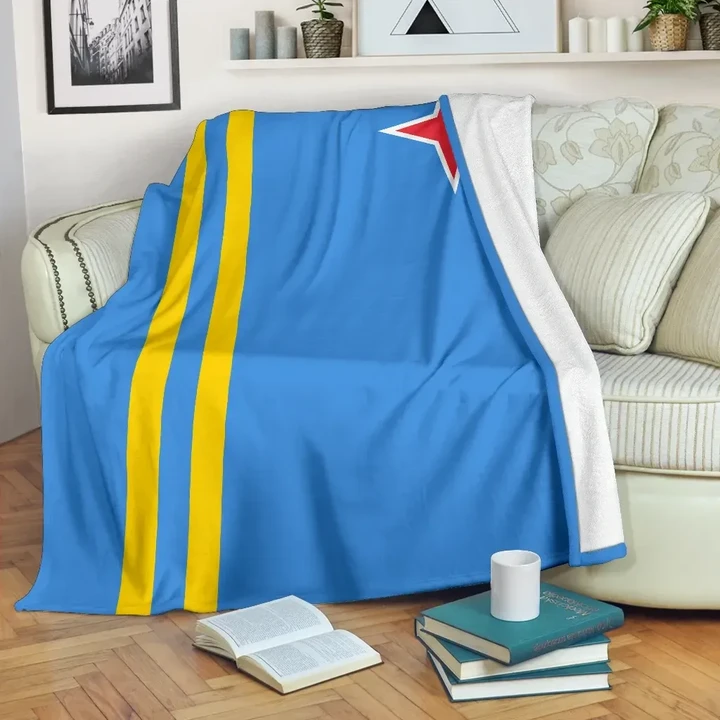 Aruba Original Flag Premium Blanket