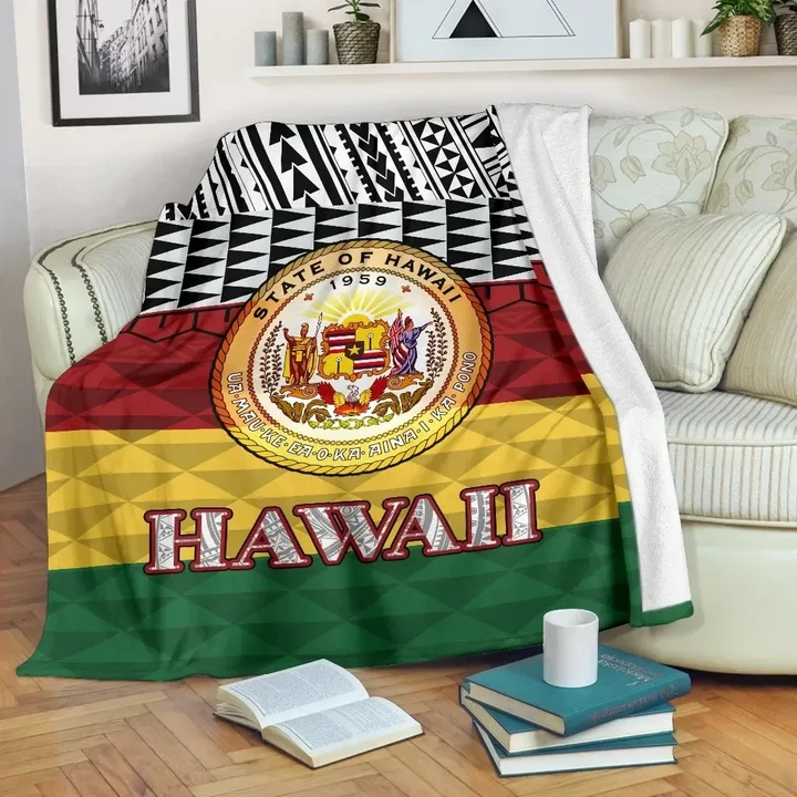 Hawaii Premium Blanket - Kanaka Maoli Version