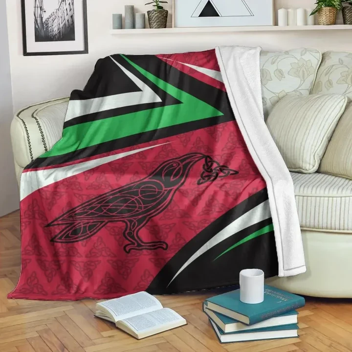 Wales Celtic Premium Blanket - Legend of Wales ( Color)