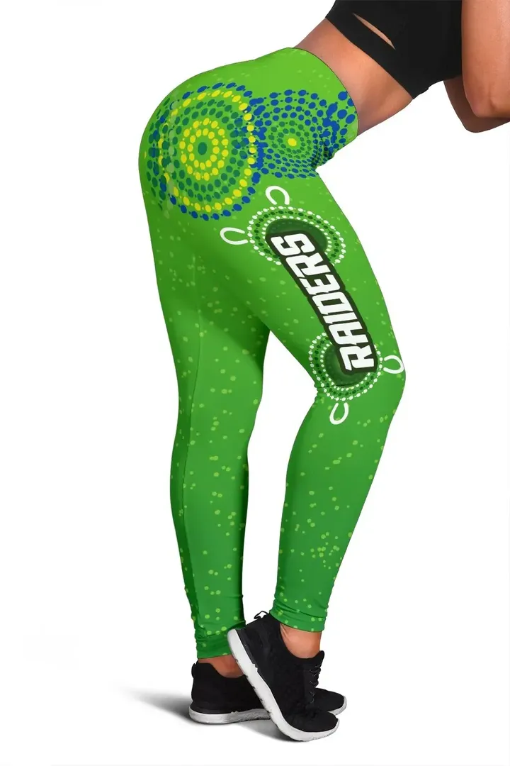 Canberra Raiders Women Leggings Indigenous Country Style