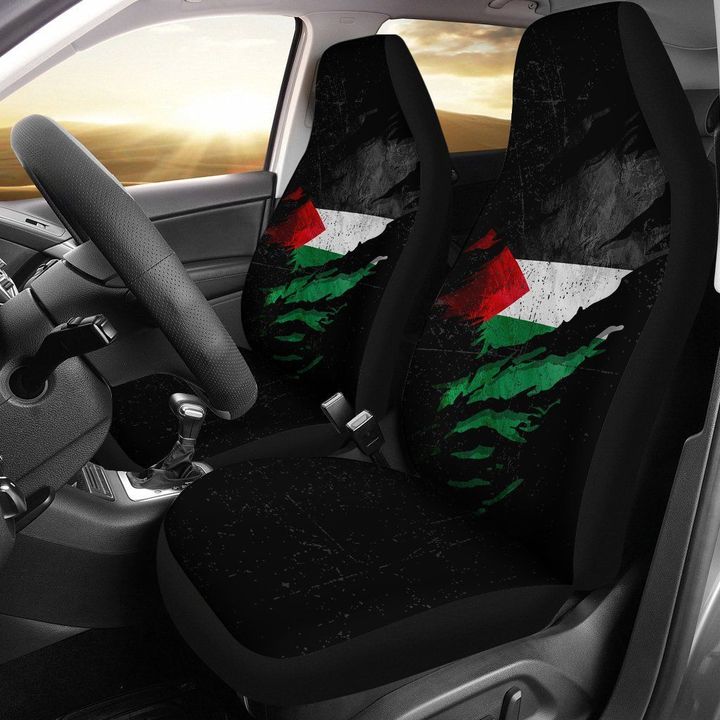 Palestine In Me Car Seat Covers - Special Grunge Style