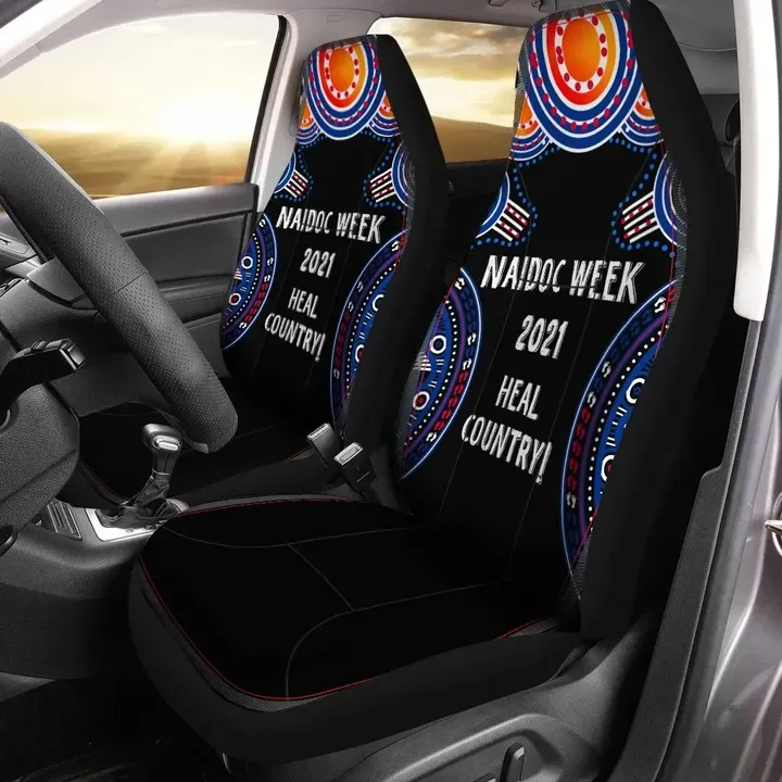 Australia Naidoc Week 2021 Car Seat Covers, Heal Country