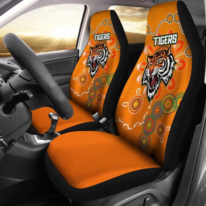 Naidoc Wests Tigers Car Seat Covers Aboriginal