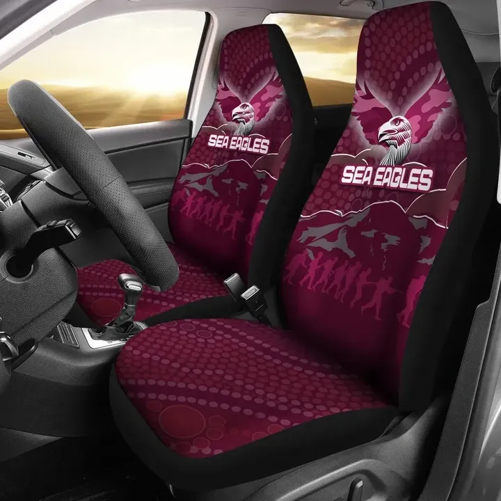 Sea Eagles Car Seat Covers Anzac Country Style