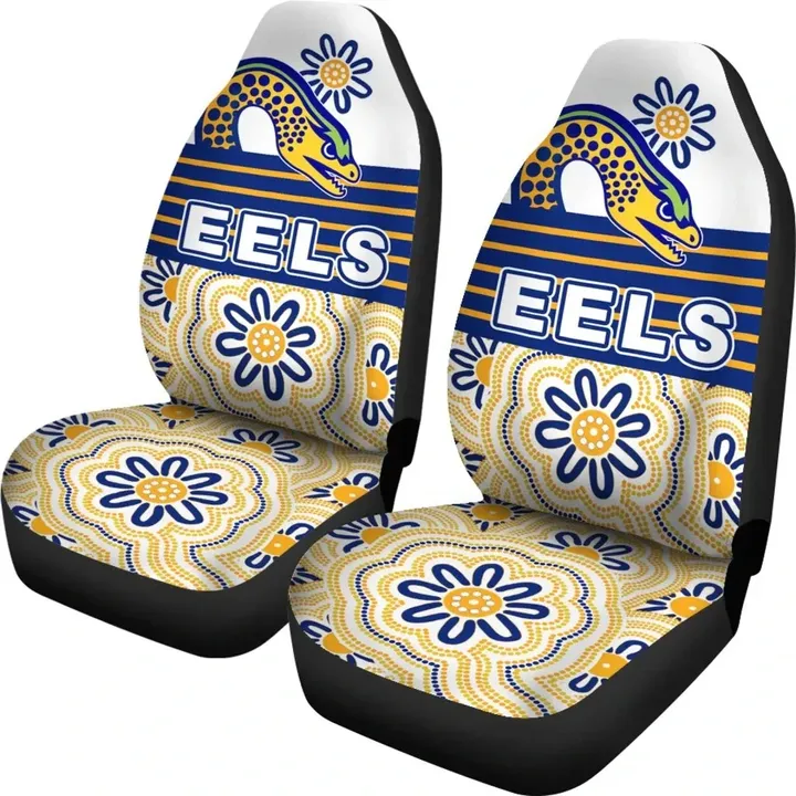 Eels Rugby Car Seat Covers Indigenous Parramatta Newest White