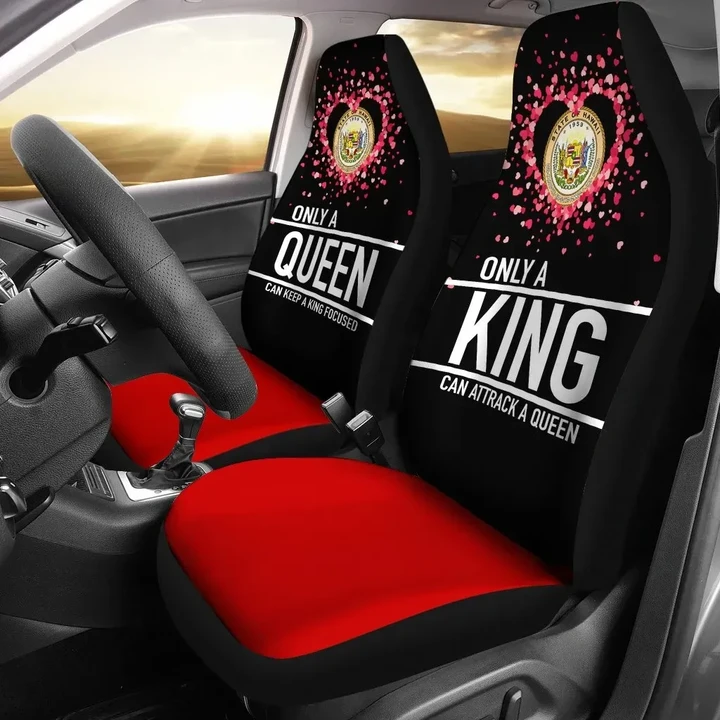 Hawaii Car Seat Covers Couple Valentine Nothing Make Sense (Set of Two)