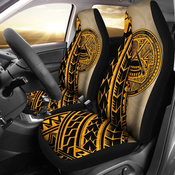 American Samoa Car Seat Covers - Polynesian Wild Style