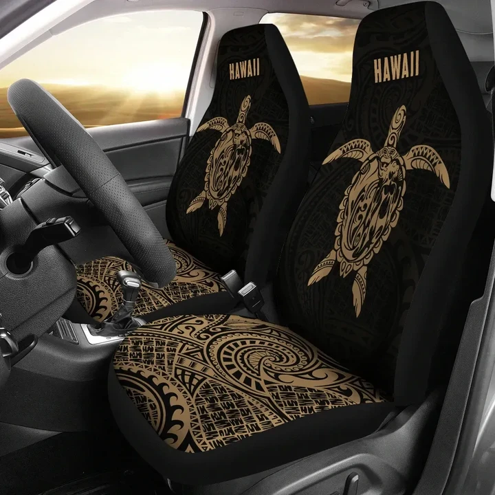 Hawaii Tribal Turtle Mermaid Car Seat Covers