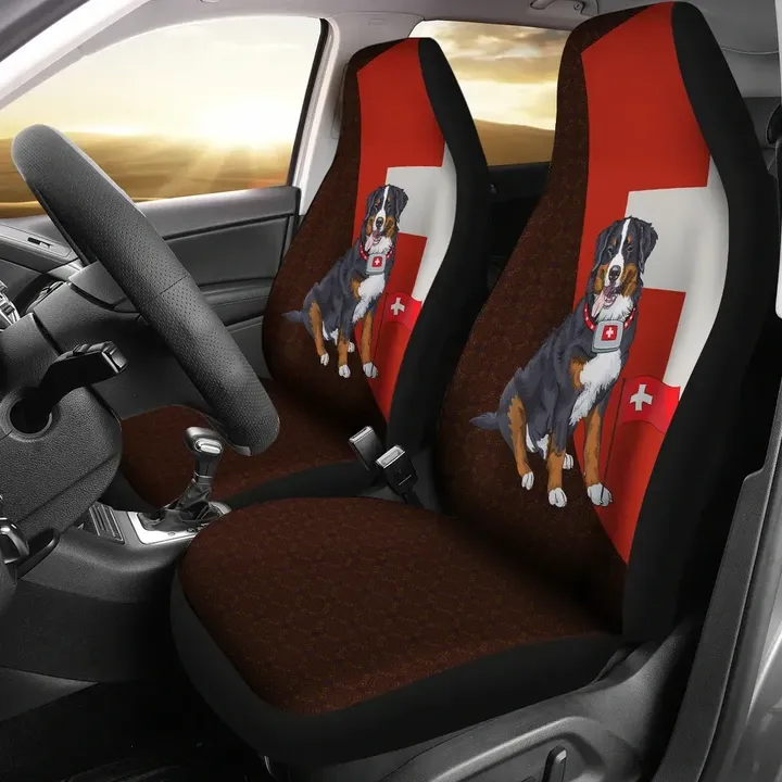 Swiss Mountain Dog Car Seat Covers