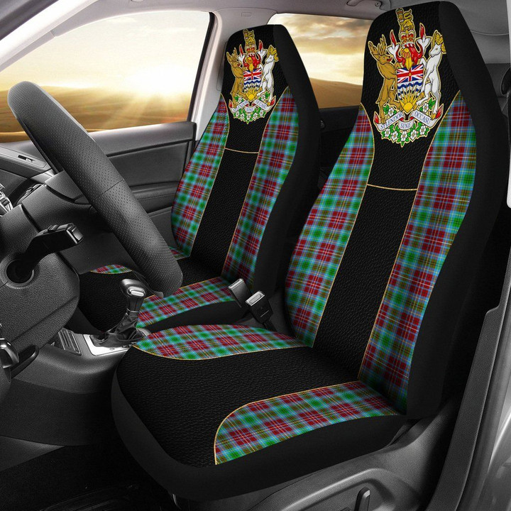 CANADA BRITISH COLUMBIA COAT OF ARMS GOLDEN CAR SEAT COVERS