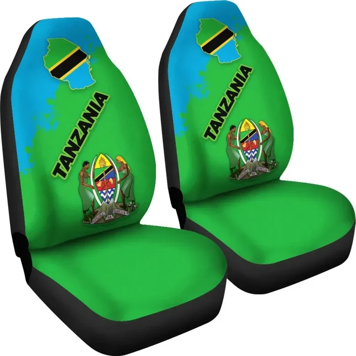 Tanzania Car Seat Covers Uhuru na Umoja Version