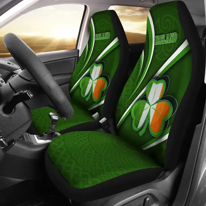 Ireland Celtic Car Seat Covers - Proud To Be Irish