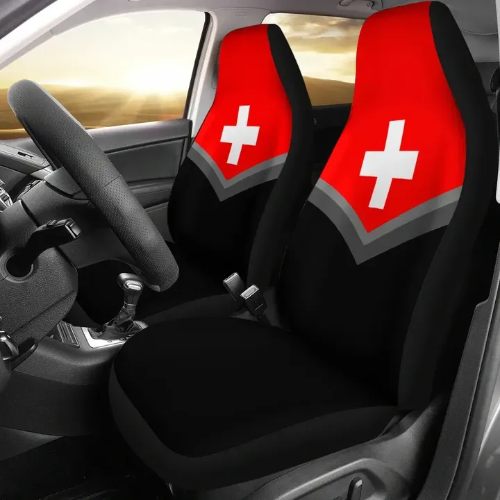 Switzerland Flag Car Seat Cover
