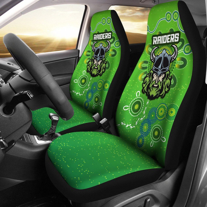 Canberra Raiders Car Seat Covers Indigenous Country Style