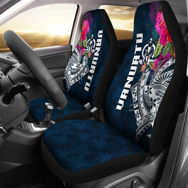 Vanuatu Polynesian Car Seat Covers - Summer Vibes
