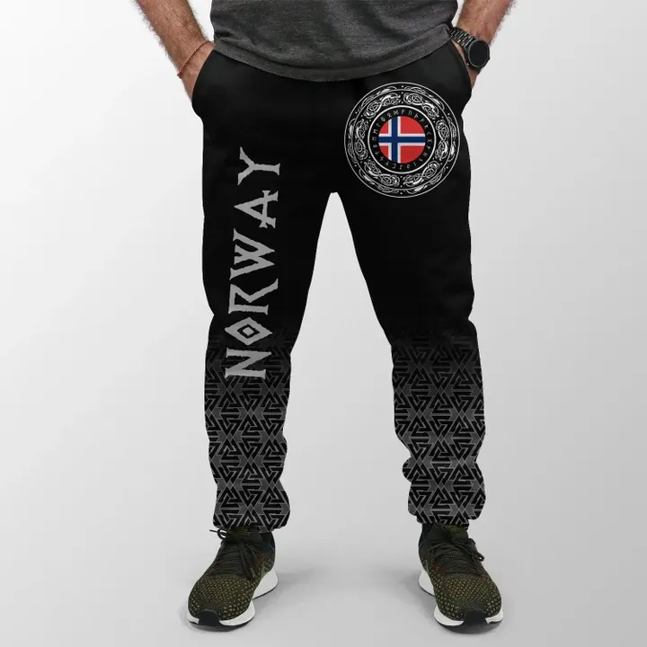 Viking Style Jogger (Women's/Men's) , Norway Coat Of Arms