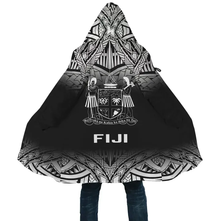 Fiji Hooded Coats , Fog Black Style