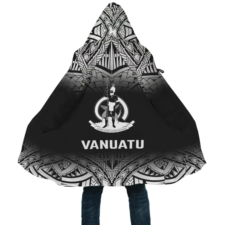 Vanuatu Hooded Coats , Fog Black Style