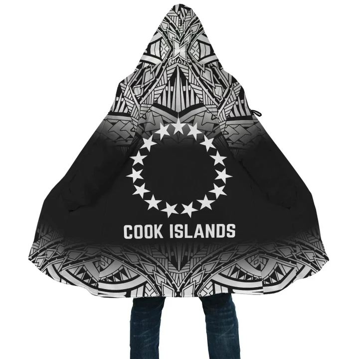 Cook Islands Hooded Coats , Fog Black Style