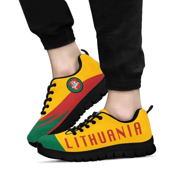 Lithuania Sneakers , Flag Wave Style