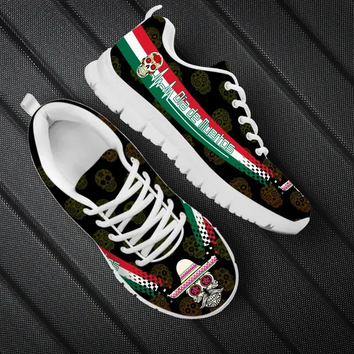 Mexico Day Of The Dead Heartbeat Sneakers